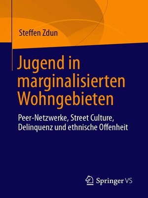 cover image of Jugend in marginalisierten Wohngebieten